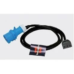 BRENNENSTUHL 1,5mt Adaptateur Et CÂble Avec Spin Cee / Presa 16a Da Cantiere 1132925
