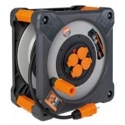 Enrouleur De Câble Cube IP 44 - H07RN-F 3G 2,5 Mm² - Longueur 25 M - Brennenstuhl