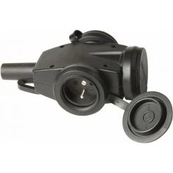 Fiche Femelle Triple Brennenstuhl IP44 Anti-choc