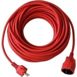 Brennenstuhl Rallonge En Plastique Rouge 20m H05VV-F 3G1,5 - 1162040