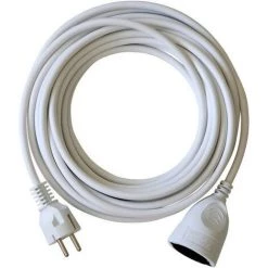 Brennenstuhl Rallonge En Plastique Blanc 10m H05VV-F 3G1,5 - 1162210