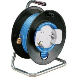 BRENNENSTUHL Tambour De Flexible A Air Comprime Standard Jusqu'a 15b Pression Service Diam. Tuyau 6/12mm Longueur : 20 M