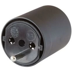 Brennenstuhl Adaptateur Fixe DE à CH Noir 230V Tripolaire - 1081592404