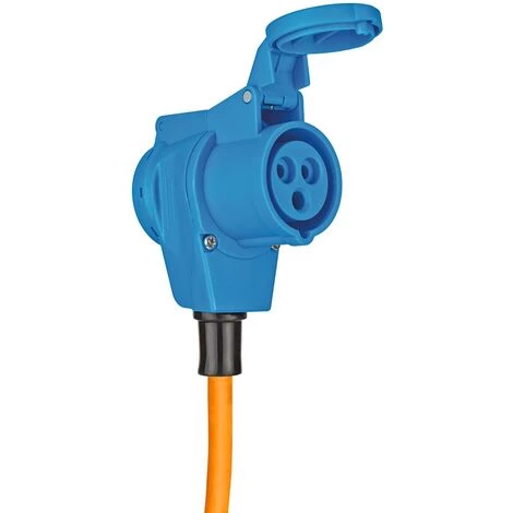 BRENNENSTUHL CÂBLE ADAPTATEUR CEE POUR CAMPING AVEC FICHE CEE ET RACCORD COUDÉ AVEC PRISE COMBINÉE DE TERRE (CÂBLE DE 1,5 M, ORA – Image 4