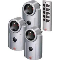 Brennenstuhl Set De Prises Télécommandées Primera-Line - 3 Prises Pour L'intérieur