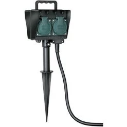 Brennenstuhl Prise De Jardin Avec Piquet IP44 4 Voies 1,4m H07RN-F 3G1,5 - 1154440