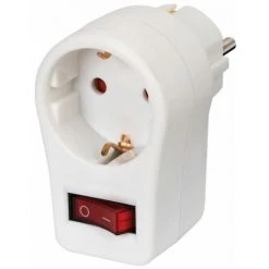 Brennenstuhl Fiche Adaptateur Contact De Protection Avec Interrupteur