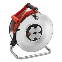 Brennenstuhl Enrouleur De Câble Silver 33m (IP44, Cablepilot), Fabrication Française ...