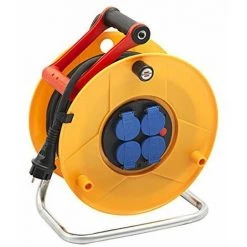 Brennenstuhl Enrouleur Electrique Standard Pro (câble 40 M, Rallonge Prolongateur éle...