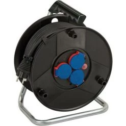 Brennenstuhl Tambour Pour Câble BAT IP44 40m H07RN-F 3G1,5 - Boîtier Unique - 1098490001