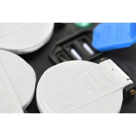 BRENNENSTUHL Enrouleur De Câble Multiprises XGUM 3 Prises 2xUSB 10 M IP44 H07RNF 3G15 – Image 3