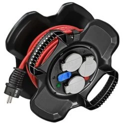 Enrouleur électrique Compact X-Gum Brennenstuhl 13,50m + 1,50m