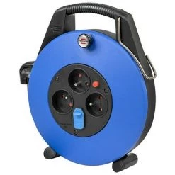 Enrouleur De Câble Confort Line Brennenstuhl 10m - 4 Prises