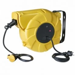 Enrouleur Automatique 12m H07RN-F 3G2,5 Mural Pivotant BRENNENSTUHL